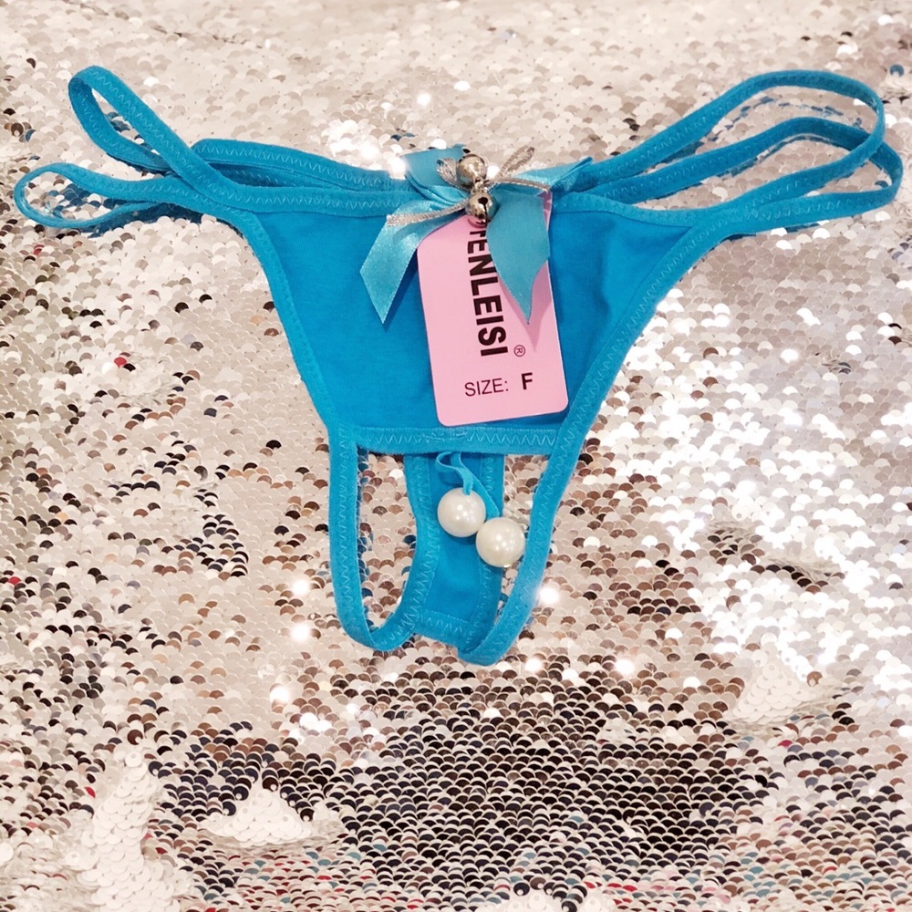 Sexy Crotchless and G-String with Pearl Style